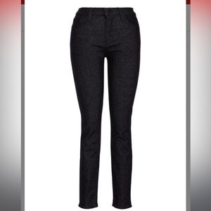 Hudson Clothing Nico Stellar Silver Black Mid-Rise Ankle Pant Like New